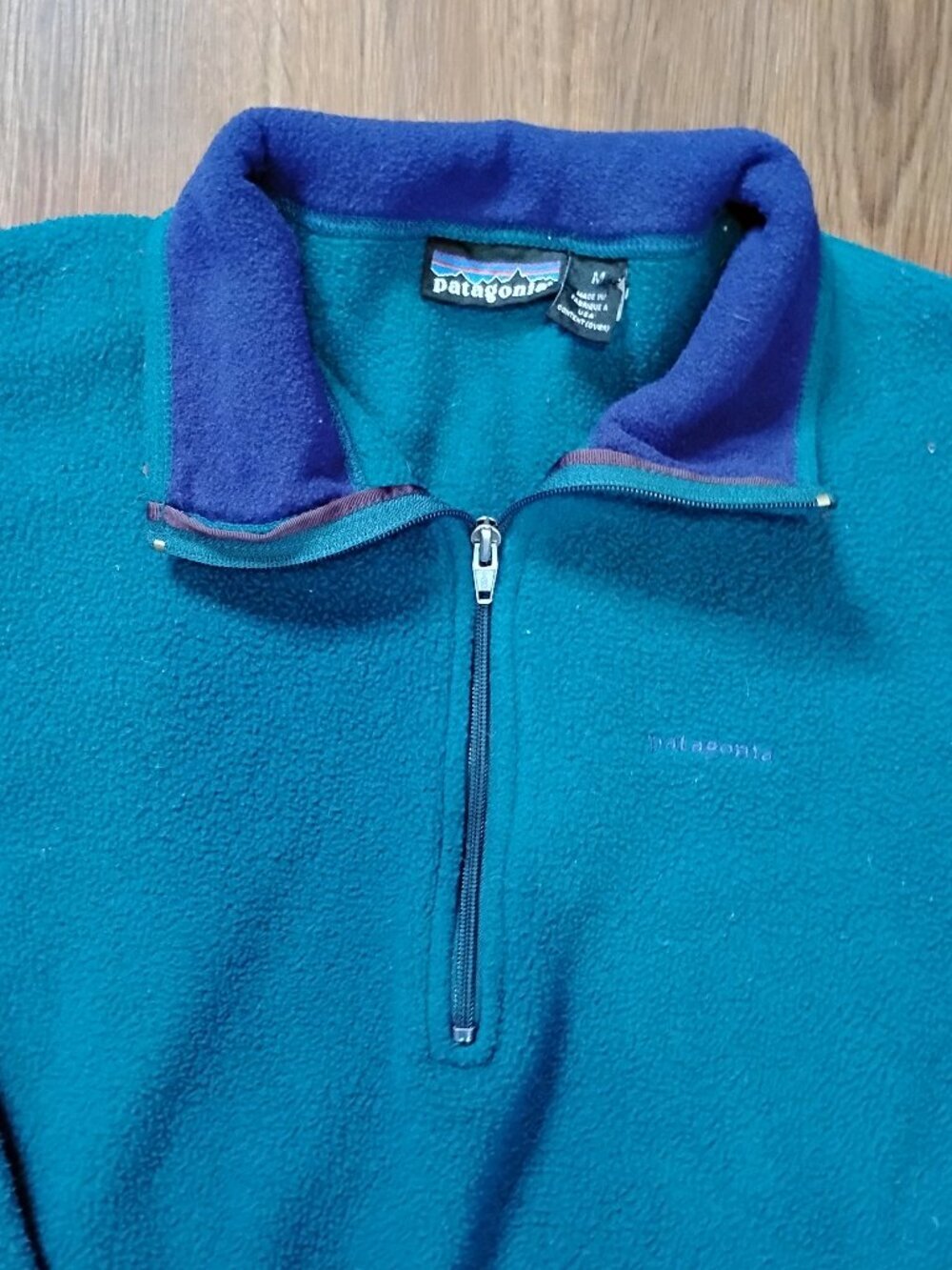 Vintage 90s Patagonia 1/4 Zip Pullover Fleece Jacket